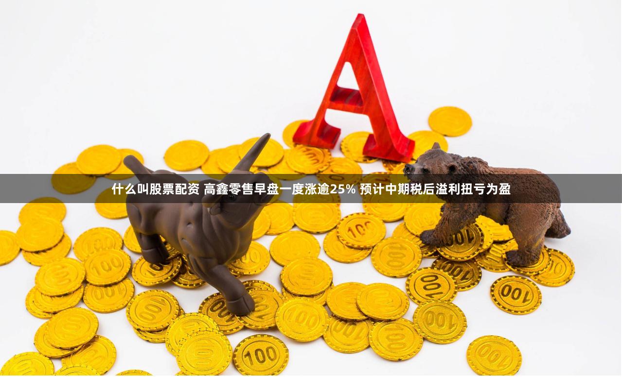 什么叫股票配资 高鑫零售早盘一度涨逾25% 预计中期税后溢利扭亏为盈